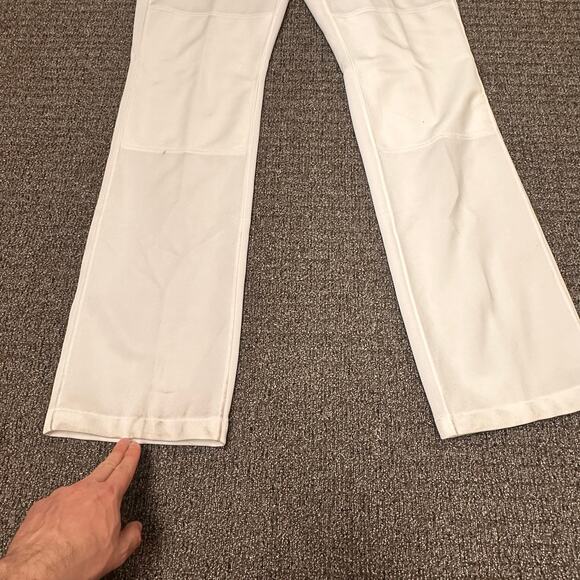 NWT Mizuno Pants Men’s Sz XL Baseball Uniform Hemmed Bottom White‎ See Details - Picture 8 of 12